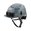Milwaukee Gray Front Brim Vented Helmet with BOLT - Class C 48-73-1336