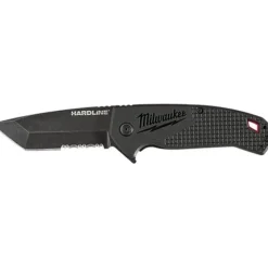 Milwaukee 3" HARDLINE Serrated Blade Pocket Knife Black 48-22-1998