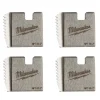 Milwaukee 2" High Speed NPT Portable Pipe Threading Dies (Set of 4) 48-36-1112