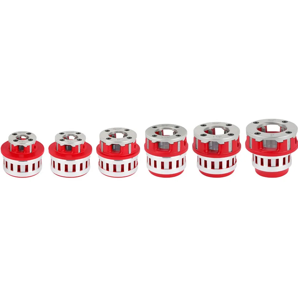 Milwaukee 1/2" - 2" High Speed NPT 12R Pipe Threading 6 Head Kit (700) 48-36-1060