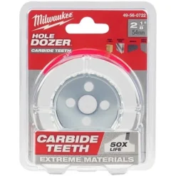 Milwaukee 2-1/8" Hole Dozer with Carbide Teeth 49-56-0722