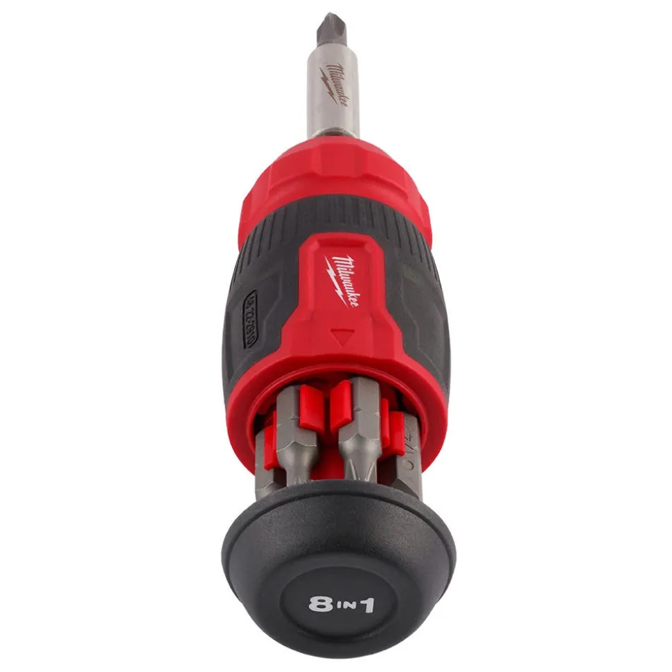 Milwaukee 8-in-1 Compact Multi-Bit Screwdriver 48-22-2910