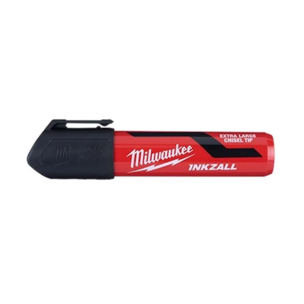 Milwaukee INKZALL Extra Large Black Chisel Tip Marker 48-22-3260