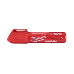 Milwaukee INKZALL Extra Large Red Chisel Tip Marker 48-22-3266