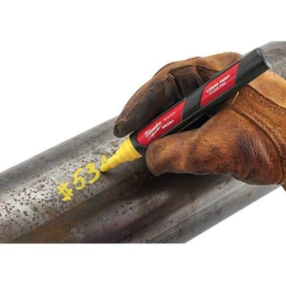 Milwaukee INKZALL Yellow Paint Marker 48-22-3721