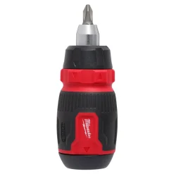 Milwaukee 8-in-1 Ratcheting Compact Multi-Bit Screwdriver 48-22-2913