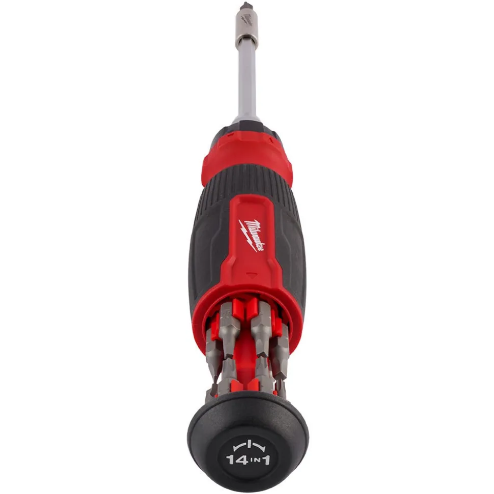Milwaukee 14-in-1 Ratcheting Multi-Bit Screwdriver 48-22-2903