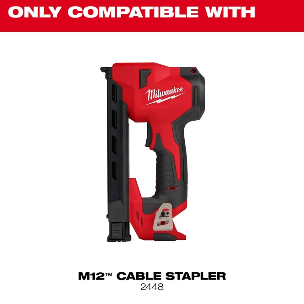 Milwaukee 1" Insulated Cable Staples (Box of 600) MNM1-600