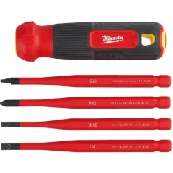 Milwaukee 4-in-1 1000V Insulated Slim Tip Multi-Bit Screwdriver 48-22-2216