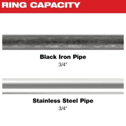 Milwaukee 3/4" IPS-P Black Pipe Pivoting Press Ring for M18 & M12 FORCE LOGIC Press Tools 49-16-2651BX