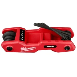 Milwaukee 8-Key Folding Hex Key Set - Metric 48-22-2182
