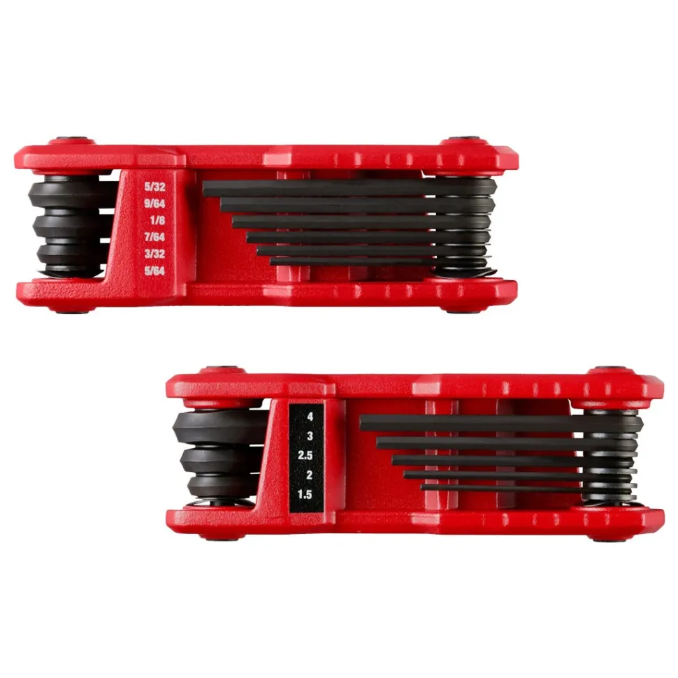 Milwaukee 17-Key Folding Hex Key Sets - SAE/Metric 48-22-2183