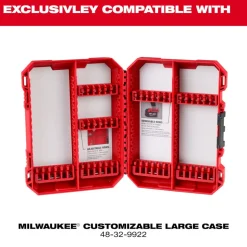 Milwaukee Large PACKOUT Compatible Case Rows for Insert Bit Accessories 5PK 48-32-9934
