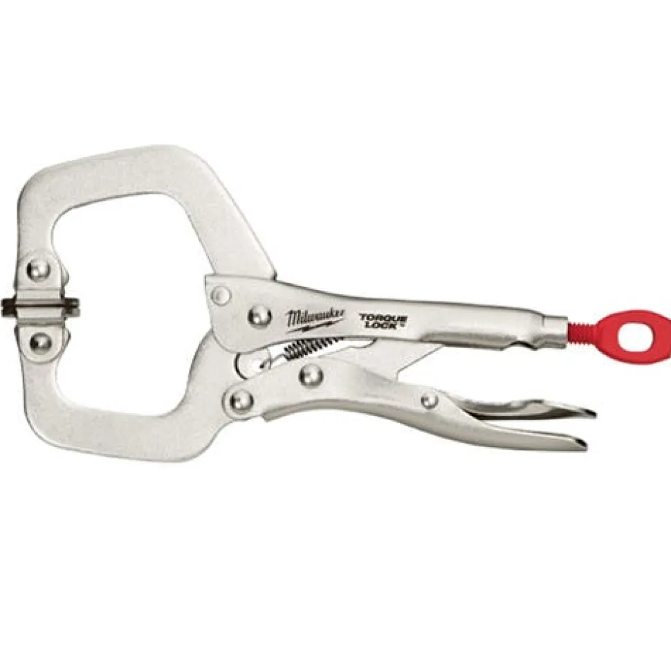 Milwaukee 6" Locking C-Clamp Swivel Jaws 48-22-3522