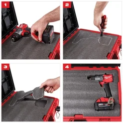 Milwaukee Low-Profile Customizable Foam Insert for PACKOUT Drawer Tool Boxes 48-22-8453