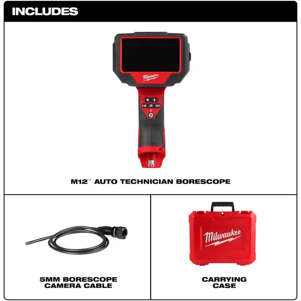 Milwaukee M12 Auto Technician Borescope 3150-20