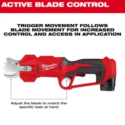 Milwaukee M12 Brushless Pruning Shears (Tool-Only) 2534-20