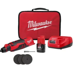 Milwaukee M12 Brushless Rotary Tool Kit 2525-21