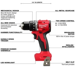 Milwaukee M18 Compact Brushless 2-Tool Combo Kit 3693-22CX