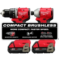 Milwaukee M18 Compact Brushless 2-Tool Combo Kit & M18 Multi-Tool