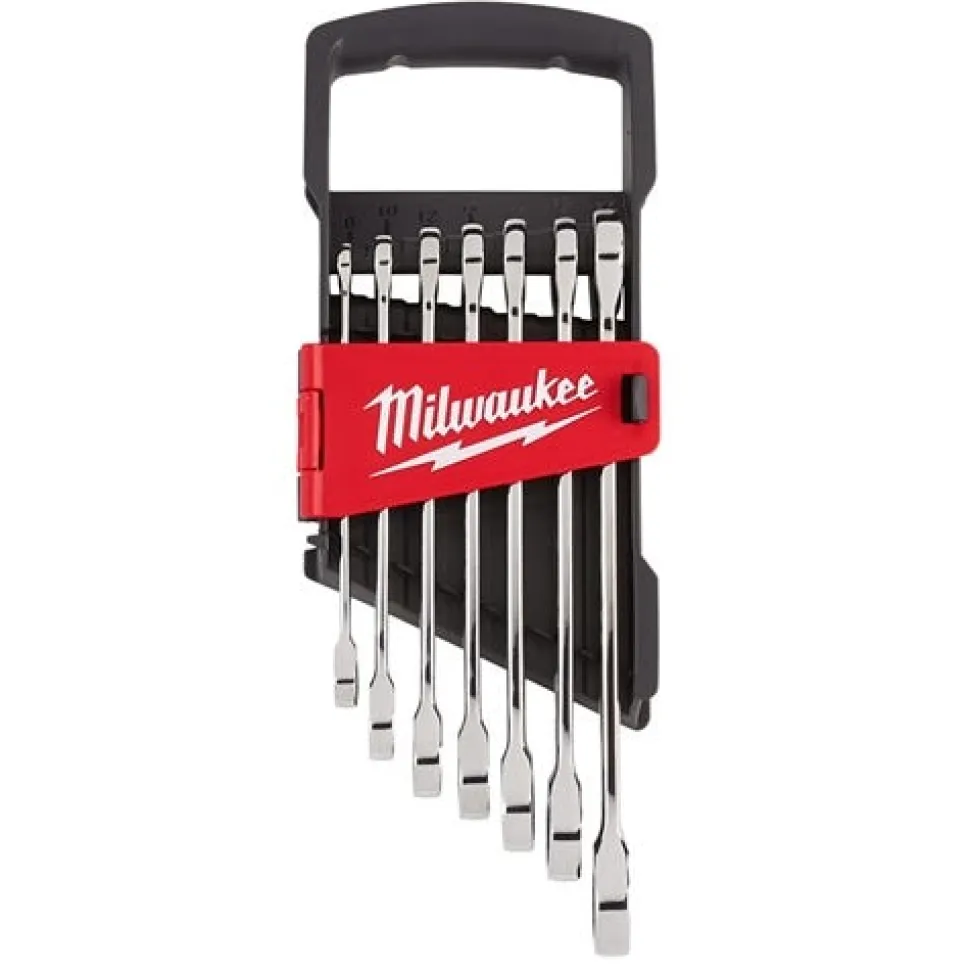 Milwaukee Metric Ratcheting Combination Wrench Set 7 Piece 48-22-9506