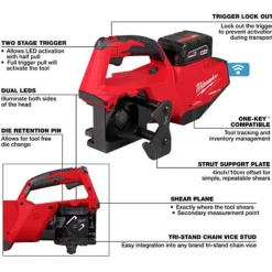 Milwaukee M18 FORCE LOGIC Single Channel Strut Shear Kit 2933-21