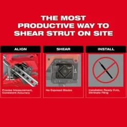 Milwaukee M18 FORCE LOGIC Single Channel Strut Shear Kit 2933-21