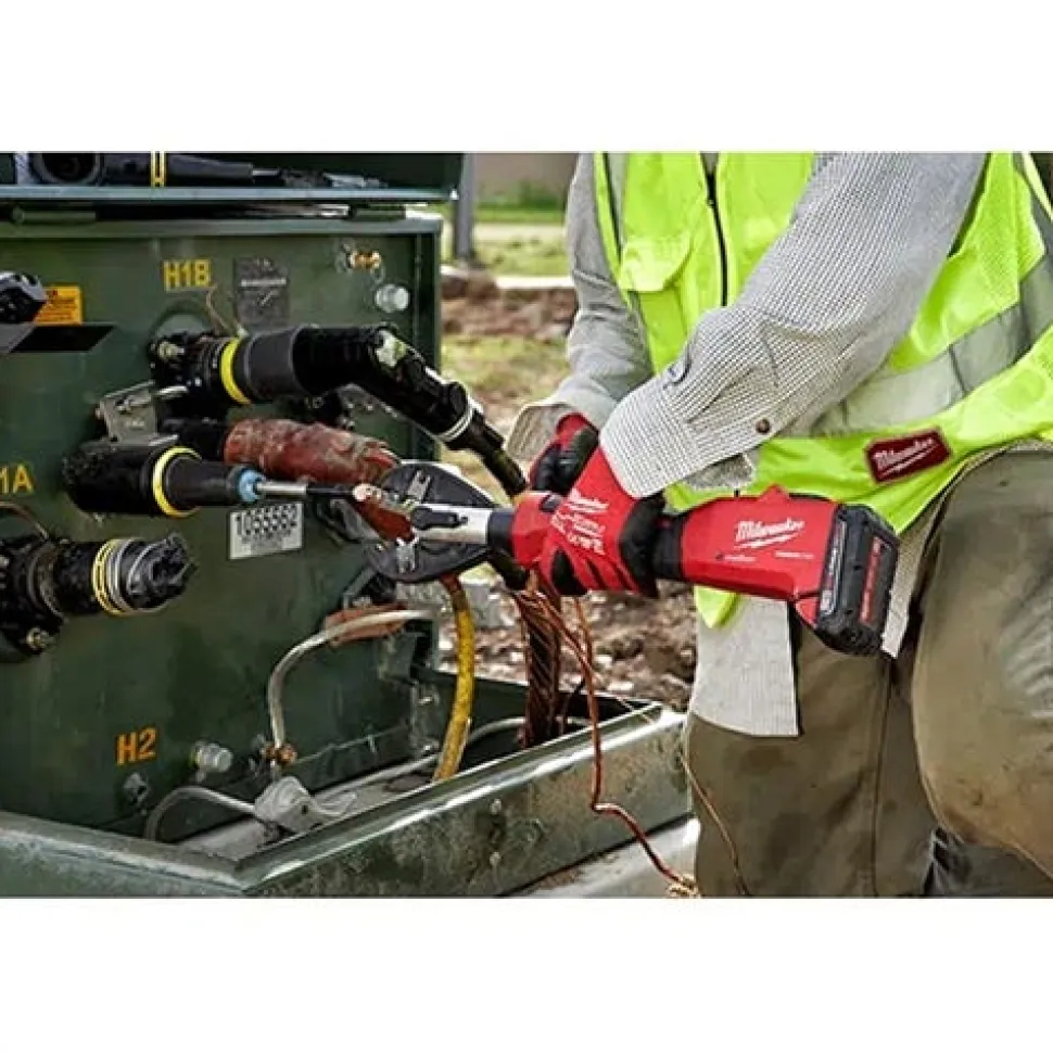 Milwaukee M18 FORCE LOGIC 6T Linear Utility Crimper Kit w/BG-D3 Jaw 2978-22BG