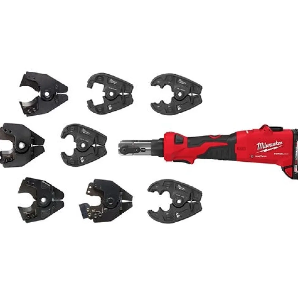 Milwaukee M18 FORCE LOGIC 6T Linear Utility Crimper Kit w/ O-D3 Jaw 2978-22O