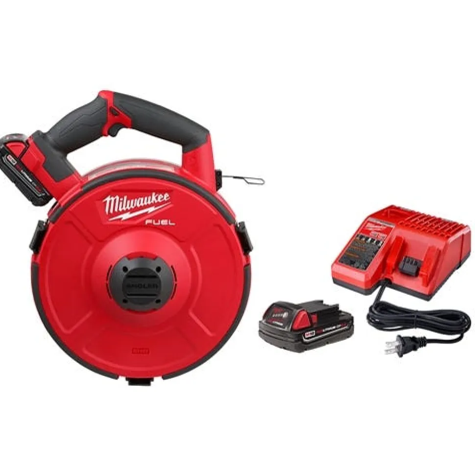 Milwaukee M18 FUEL ANGLER 120' Steel Pulling Fish Tape Kit 2873A-22