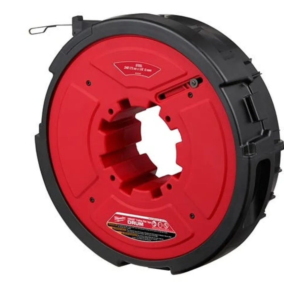 Milwaukee M18 FUEL ANGLER 240' x 1/8" Steel Pulling Fish Tape Drum 48-44-5178
