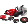Milwaukee M18 FUEL Brushless Cordless 9" Cut-Off Saw W/ ONE-KEY 12Ah Kit 2786-22HD