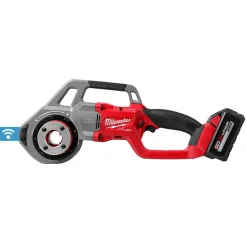 Milwaukee M18 FUEL Compact 11R Pipe Threader + 4 Aluminum Die Head Kit NPT (1/2