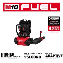 Milwaukee M18 FUEL Dual Battery Backpack Blower Kit 3009-24HD