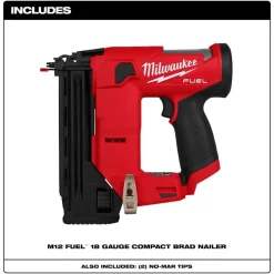 Milwaukee M12 FUEL 18 Gauge Compact Brad Nailer 2541-20
