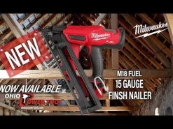 Milwaukee M18 FUEL 15 Gauge Finish Nailer Kit 2839-21CT