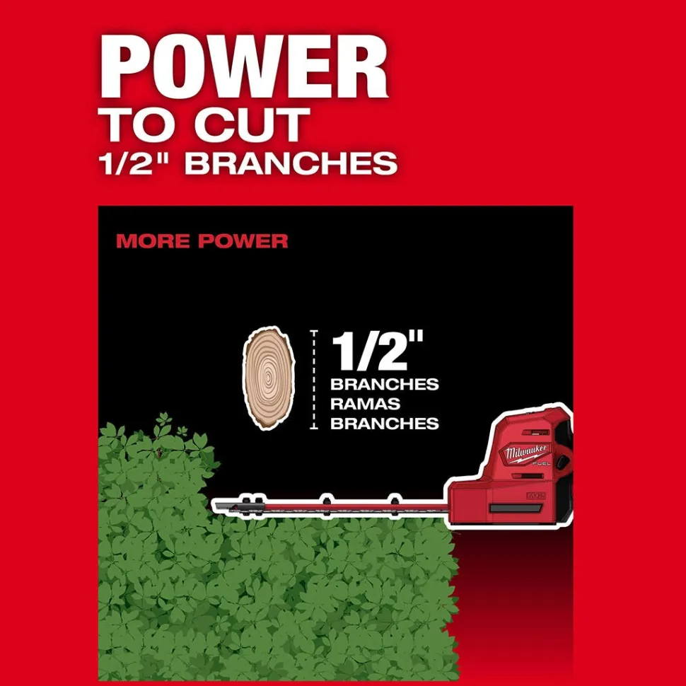 Milwaukee M12 FUEL 8" Hedge Trimmer Kit 2533-21