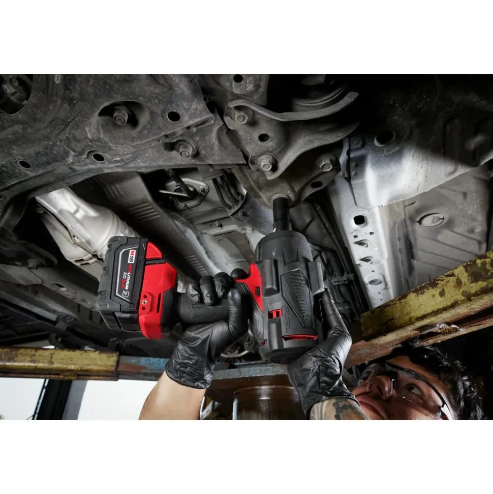 Milwaukee M18 FUEL 1/2" High Torque Impact Wrench w/ Friction Ring Protective Boot 49-16-2967