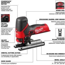 Milwaukee M12 FUEL Jig Saw 2545-20