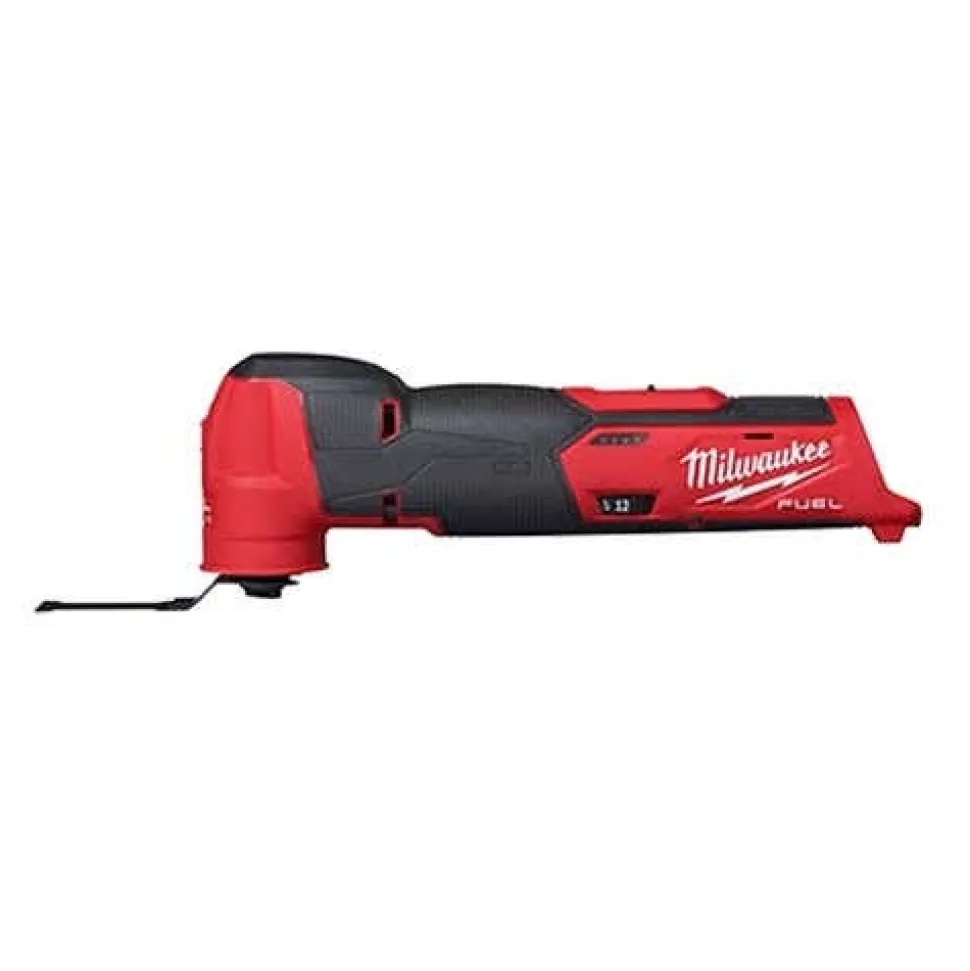 Milwaukee M12 FUEL Jig Saw, Oscillating Multi-Tool & 1/4" Hex Impact Driver Bare Tool Bundle