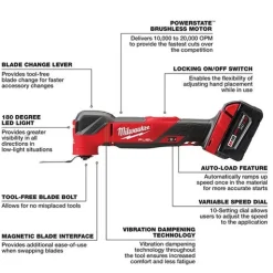 Milwaukee M18 FUEL Oscillating Multi-Tool (Bare Tool) 2836-20