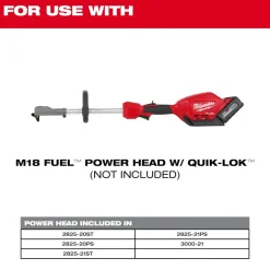 Milwaukee M18 FUEL QUIK-LOK Cultivator Attachment 49-16-2739