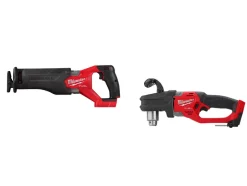 Milwaukee M18 FUEL SAWZALL Recip Saw & M18 FUEL HOLE HAWG 1/2" Right Angle Drill - Tool Only 2821-20 & 2807-20