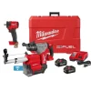 Milwaukee M18 FUEL 1-1/8" SDS Plus Rotary Hammer w/ ONE-KEY & HAMMERVAC Dedicated Dust Extractor Kit & M18 FUEL 1/2" Compact Impact Wrench w/ Friction Ring Bare Tool Kit 2915-22DE & 2855-20