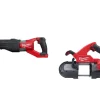 Milwaukee M18 FUEL SUPER SAWZALL Reciprocating Saw & M18 FUEL Compact Band Saw - Tool Only 2722-20 & 2829-20