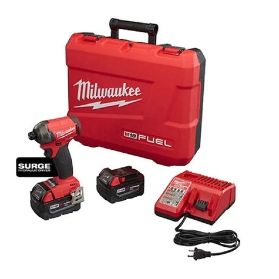 Milwaukee M18 FUEL SURGE 1/4" Hex Hydraulic Driver (5.0Ah) Kit 2760-22