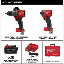 Milwaukee M18 FUEL 2-Tool Combo Kit & M18 FUEL D-Handle Jig Saw