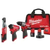 Milwaukee M12 FUEL 2-Tool Combo Kit & M12 FUEL 3/8" Ratchet