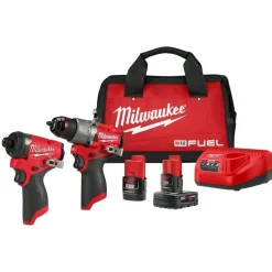 Milwaukee M12 FUEL 2-Tool Combo Kit & M12 FUEL 3/8" Ratchet