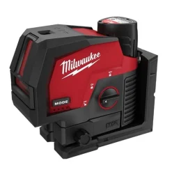 Milwaukee M12 Green Cross Line & Plumb Points Laser Kit 3622-21